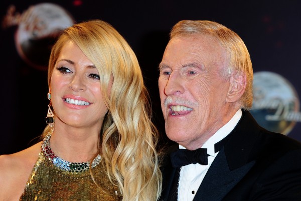 Bruce Forsyth with Tess Daly