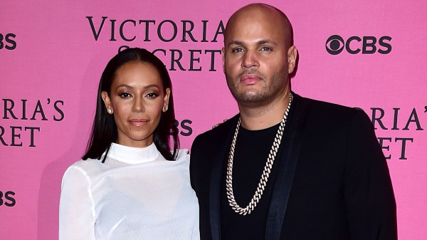 A picture of Mel B and Stephen Belafonte at a showbiz event