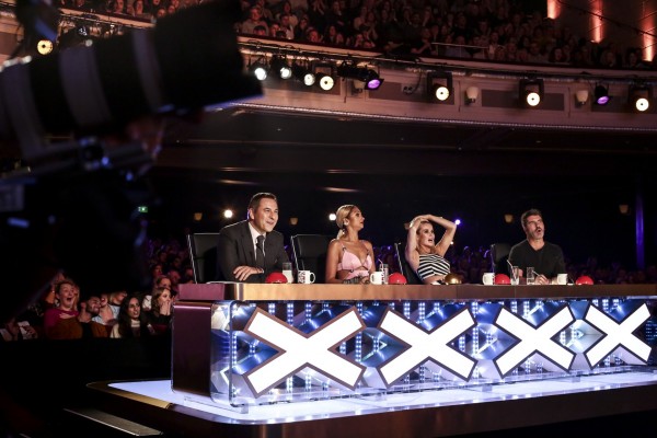 Britain's Got Talent's David Walliams, Alesha Dixon, Amanda Holden and Simon Cowell