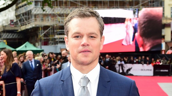 Matt Damon on the red carpet