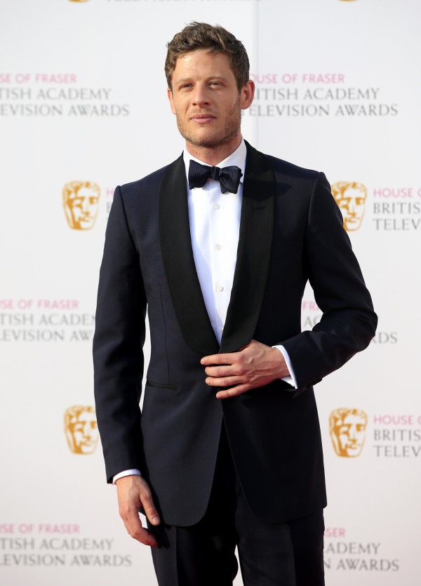 James Norton attending the House of Fraser BAFTA TV Awards 2016 (Ian West)