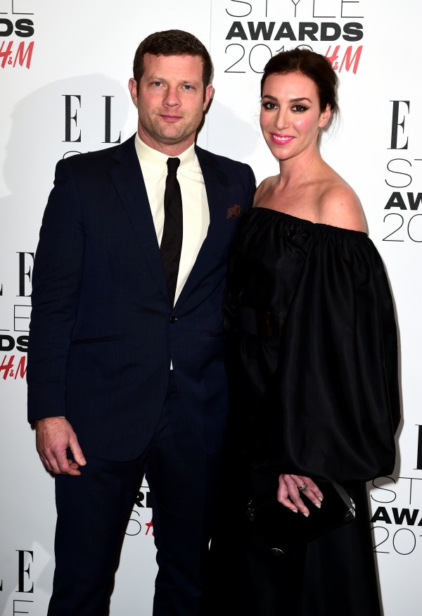 Dermot O'Leary and Dee Koppang attending the Elle Style Awards 2016 held at Tate Britain in Millbank, London