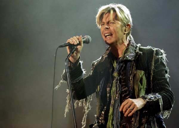 David Bowie on stage