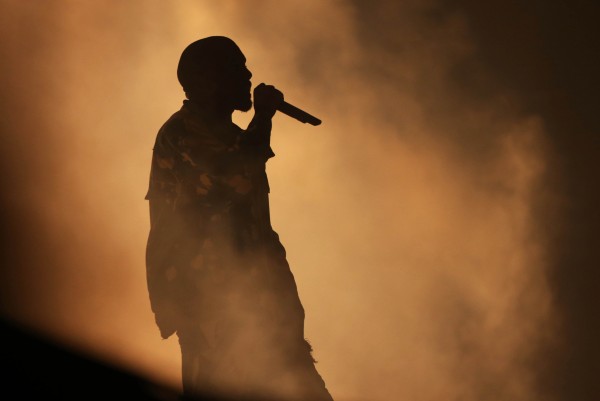 Kanye West silhouette