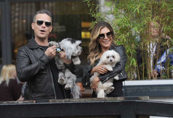 Robbie and his wife Ayda