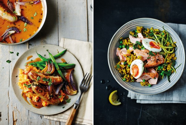 Some of the lovely looking healthy food from Daley's new book (Dan Jones/PA)