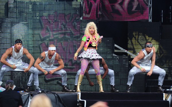 Nicki Minaj performing 