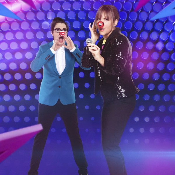 Mel and Sue get ready to sing AND dance.