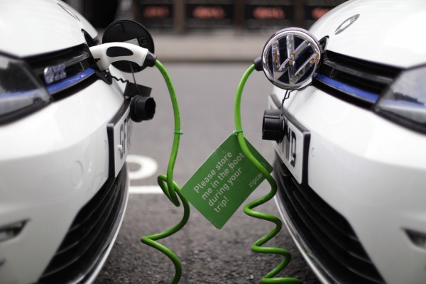 Electric charging cars. 