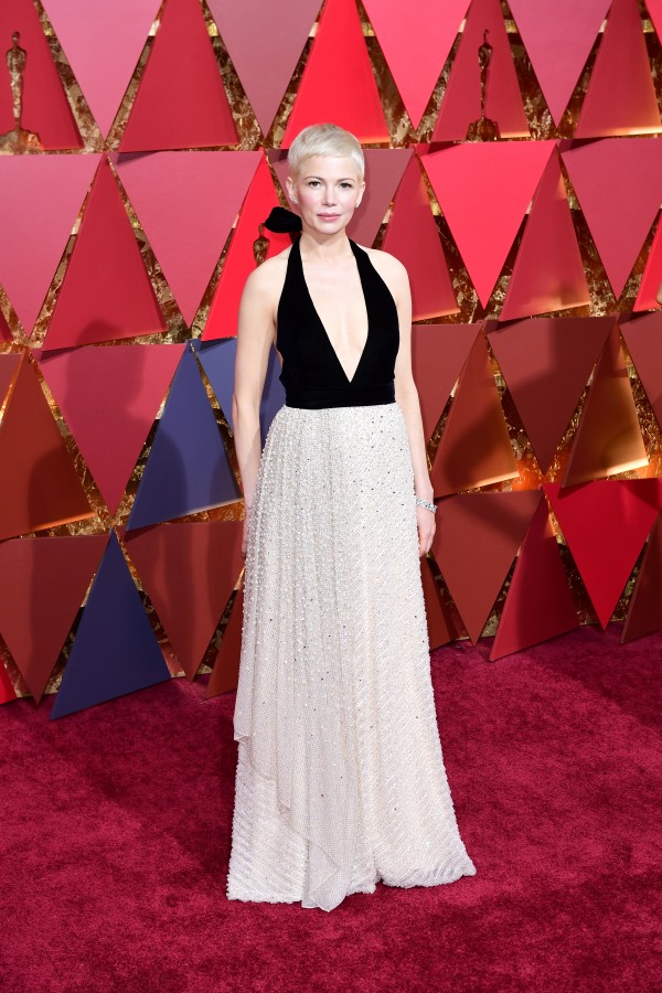Michelle Williams arriving at the 89th Academy Awards held at the Dolby Theatre 