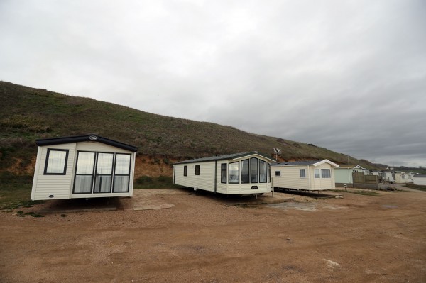Caravans at the Freshwater Beach Holiday Park near West Bay, Dorset, location of a caravan occupied by Pauline Quirke's character (Steve Parsons/PA)