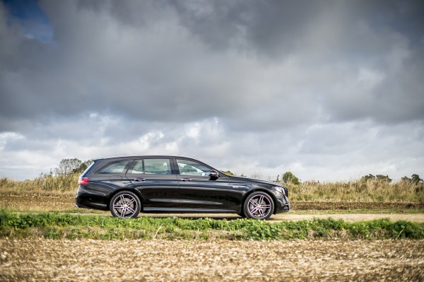 Despite being fast, the E43 Estate remains practical