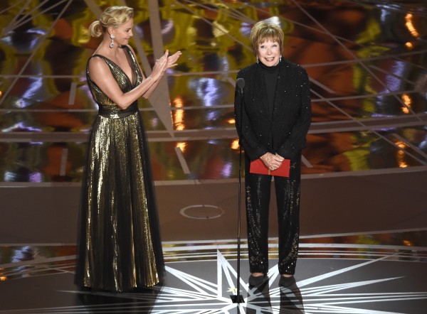 Charlize Theron and Shirley MacLaine at the Oscars (Chris Pizzello/AP)
