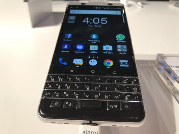 The new BlackBerry KEYone