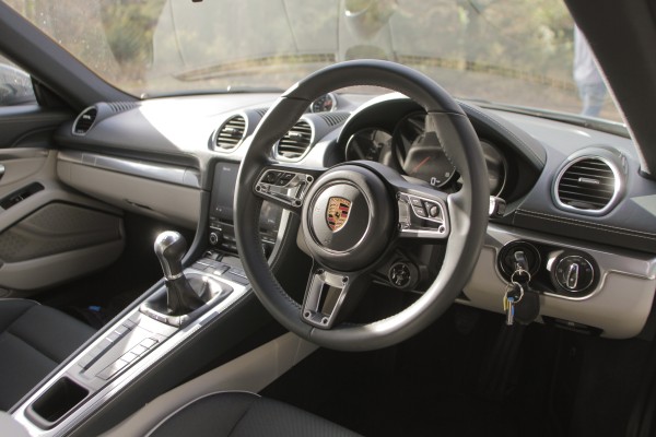 It's easy to see where the Porsche's additional premium is spent