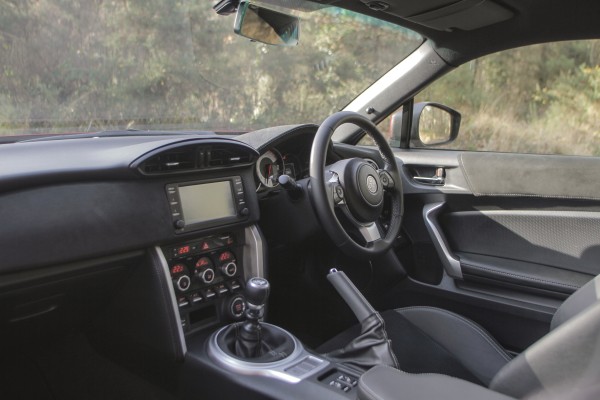The GT86's interior lacks the quality of its rivals