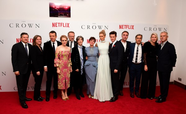 cast and crew from the Crown