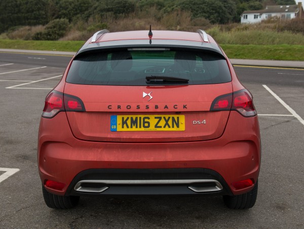 The rear of the Crossback is smartly styled