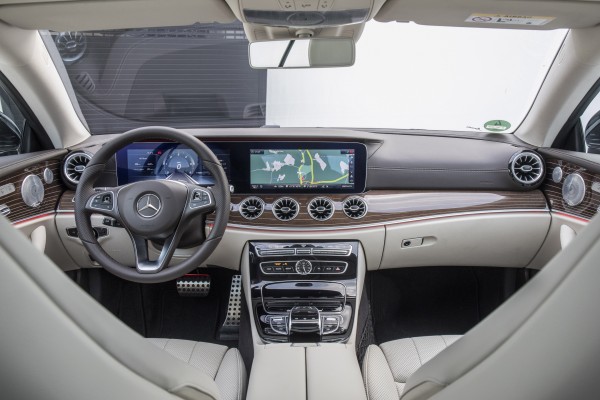 The interior of the E-Class Coupe is top-notch