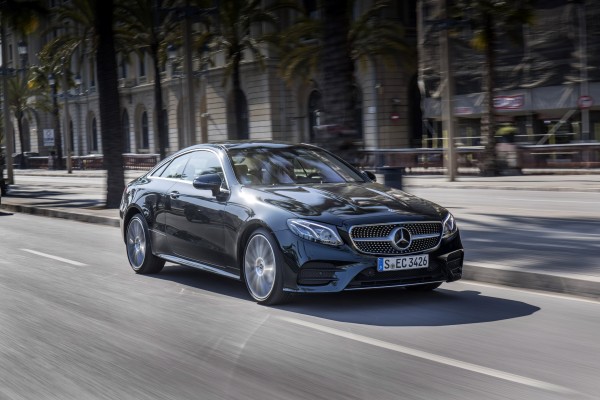 The E-Class Coupe looks good from every angle