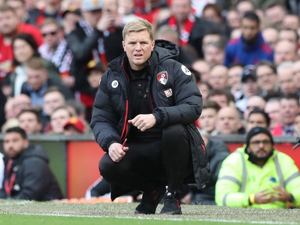 Bournemouth manager Eddie Howe - (Martin Rickett/PA)