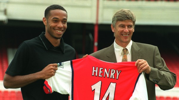Thierry Henry and Arsene Wenger - (Tony Harris/PA)