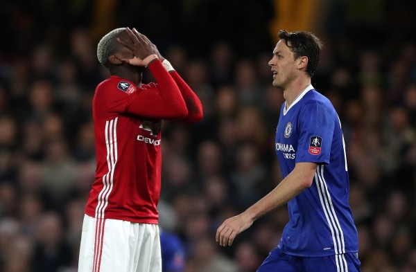 Paul Pogba looks dejected