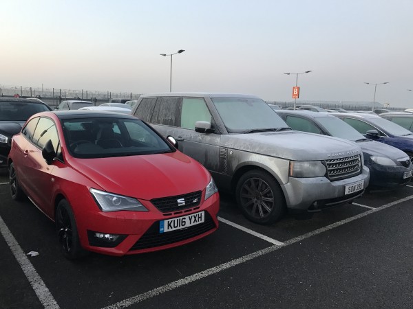 The poor Cupra has endured too many stays at the airport car park