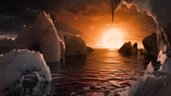 TRAPPIST-1 solar system.