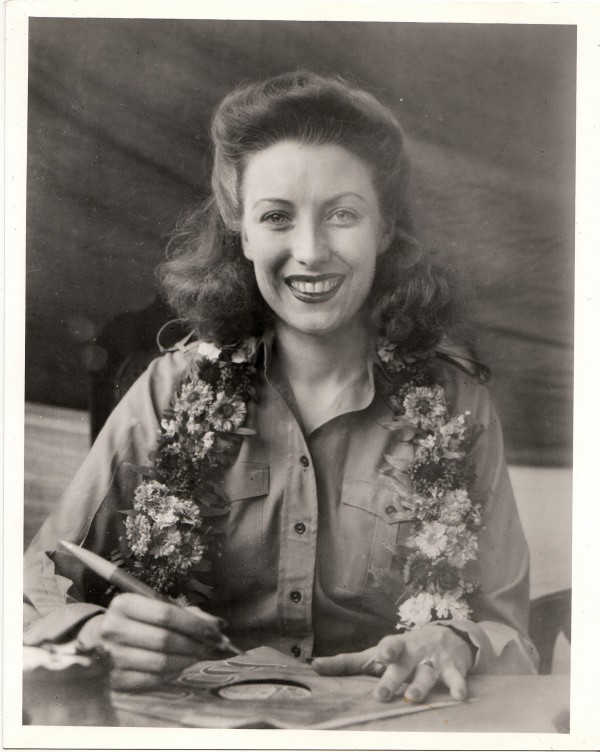 Dame Vera donned military uniform to join the boys in Burma.