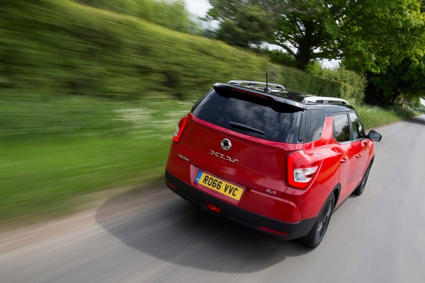 The Tivoli's quirky looks extend across the car