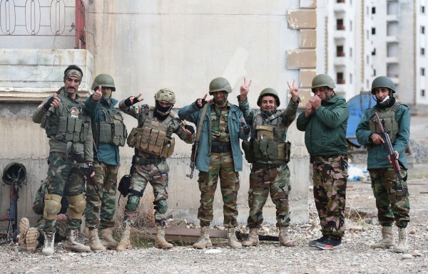 Military training exercise.