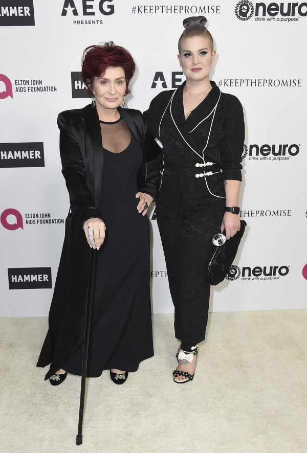 Sharon Osbourne, left, and Kelly Osbourne 