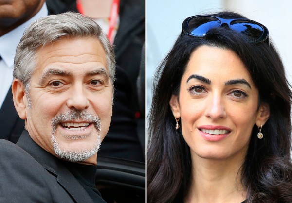 George and Amal Clooney (PA)