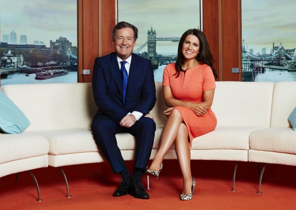 Piers Morgan and Susanna Reid