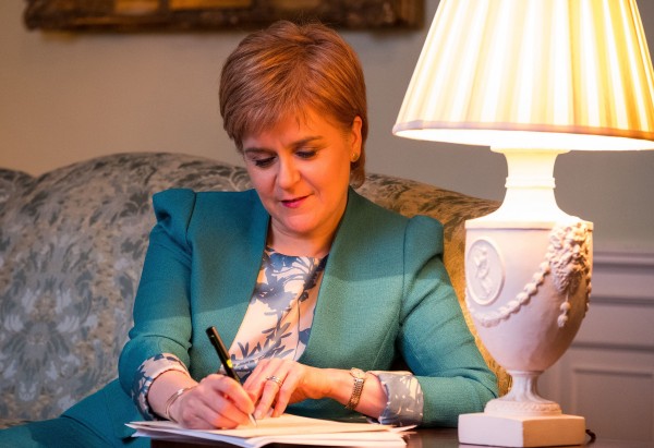 Nicola Sturgeon.