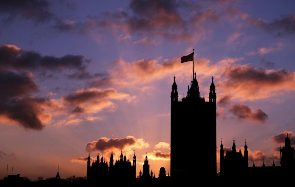 Parliament at sunset