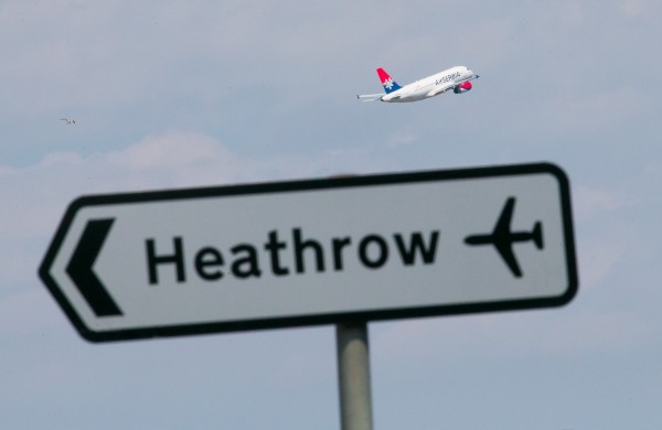 Heathrow airport.