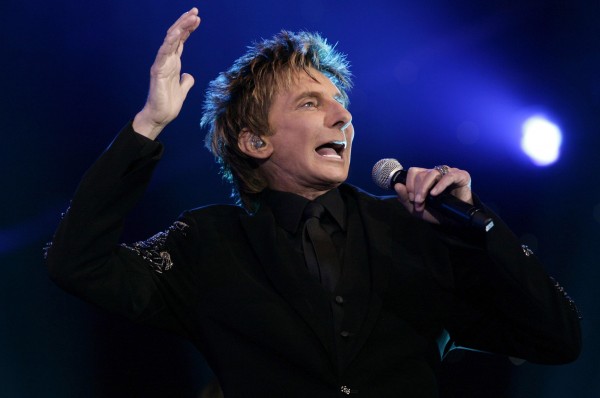 Barry Manilow on stage at the BBC Proms in the Park in Hyde Park, London.