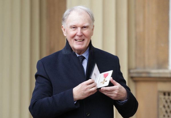 Tim was presented with an OBE earlier this year.