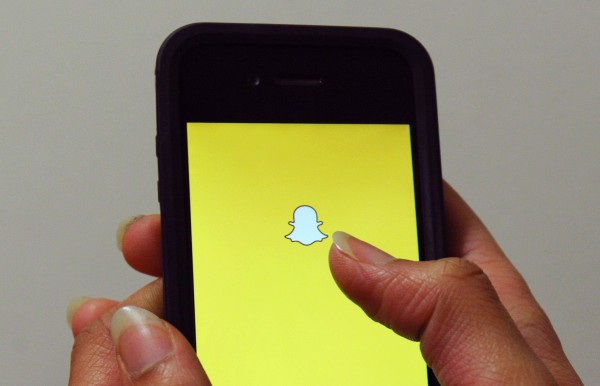 Snapchat app.