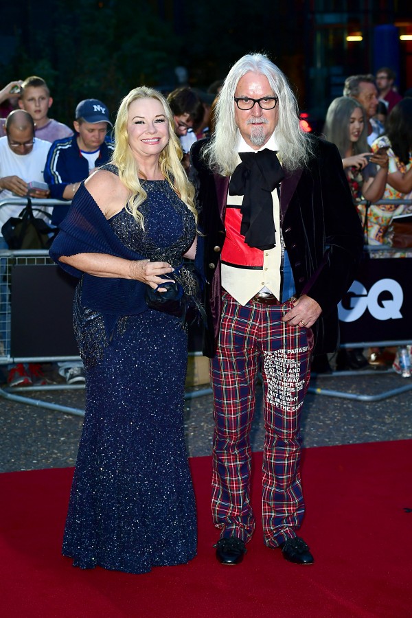 Billy Connolly and Pamela Stephenson arriving at the GQ Men of the Year Awards 2016 held at The Tate Modern in London.  (Ian West)