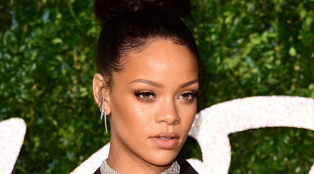 Rihanna Rocks Head-to-Toe Crystal Bodysuit and Mask at Coachella