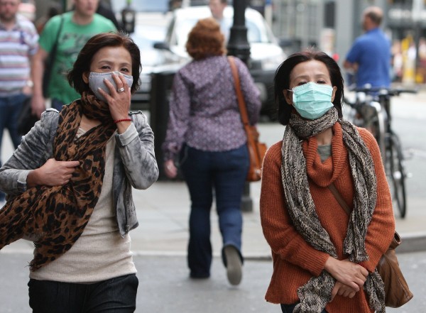 Women wearing masks