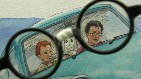 The artwork for Harry Potter and the Chamber of Secrets