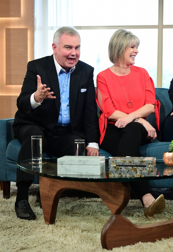 Eamonn Holmes and Ruth Langsford attend the launch of This Morning Live at The London Television Centre, London.