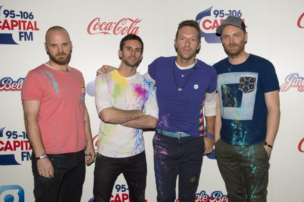 Coldplay made third position in the list.