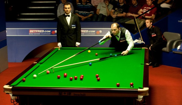 Joe Perry at the World Snooker Championship
