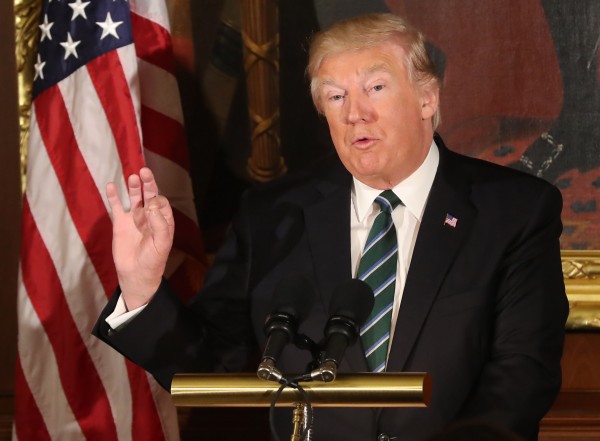 Donald Trump (Niall Carson/PA)