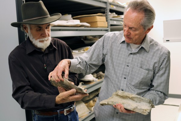 Palaentologists Demere and Cerutti.